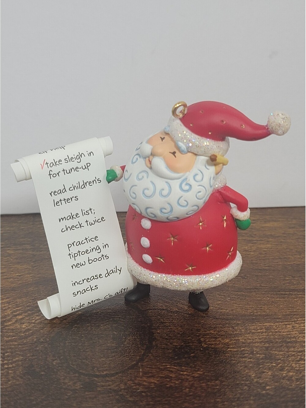Hallmark Keepsake Ornament 2004 So Much To Do  Santa Christmas Ornament